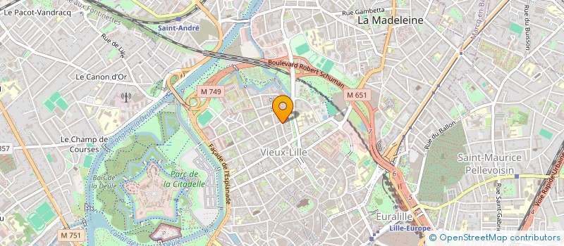 localisation de l'entreprise LMNP DUBOIS MARACCI à LILLE