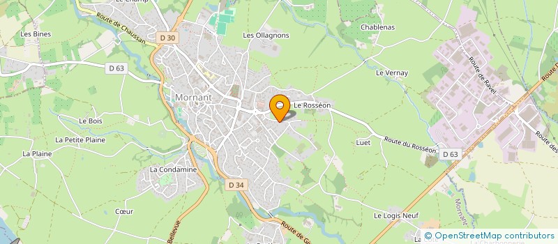 localisation de l'entreprise LMNP DUC  MORNANT