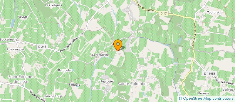 localisation de l'entreprise LMNP DUCHARTRE  SAINTE-COLOMBE