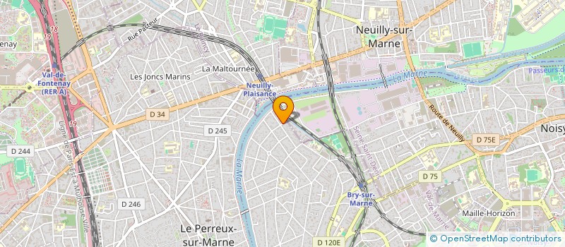 localisation de l'entreprise LMNP DUFLOT GADAUD  BRY-SUR-MARNE