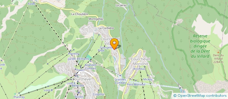 localisation de l'entreprise LMNP DUHOUX à COURCHEVEL