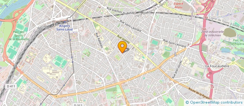 localisation de l'entreprise LMNP DUVEAU à ANGERS