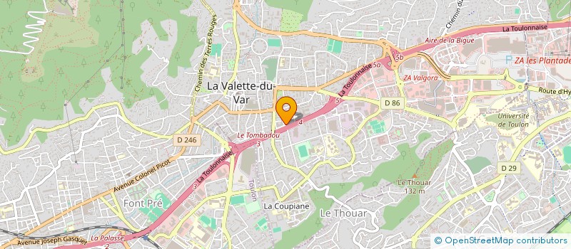 localisation de l'entreprise LMNP EHPAD  LA VALETTE-DU-VAR