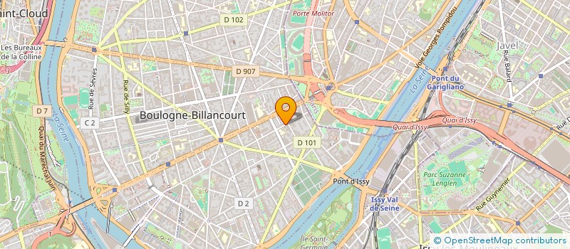 localisation de l'entreprise LMNP EPOUX DAVID  BOULOGNE-BILLANCOURT