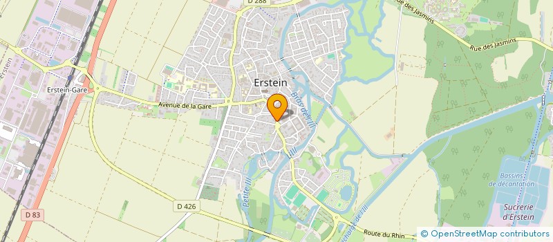 localisation de l'entreprise LMNP ERSTEIN 64 RUE DU GAL DE GAULLE  ERSTEIN