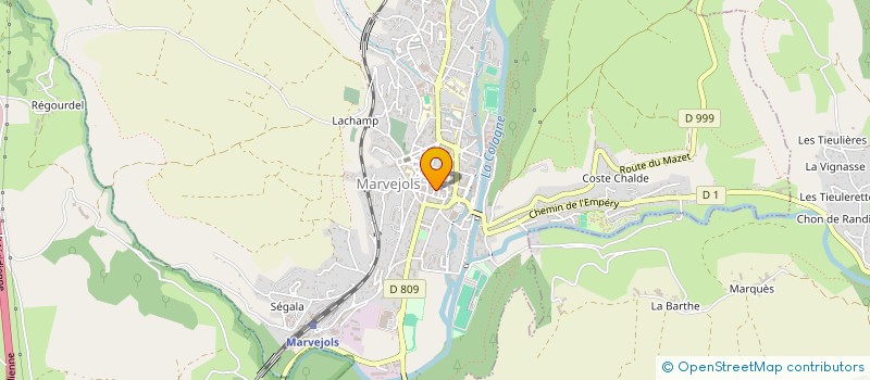 localisation de l'entreprise LMNP ESCALE GEVAUDAN  MARVEJOLS