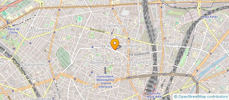 localisation de l'entreprise LMNP ESCLANGON  PARIS