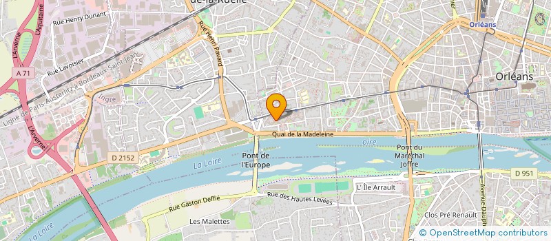localisation de l'entreprise LMNP EUROPE à ORLEANS