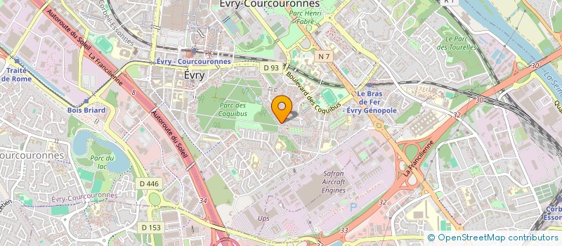 localisation de l'entreprise LMNP EVRY  EVRY-COURCOURONNES