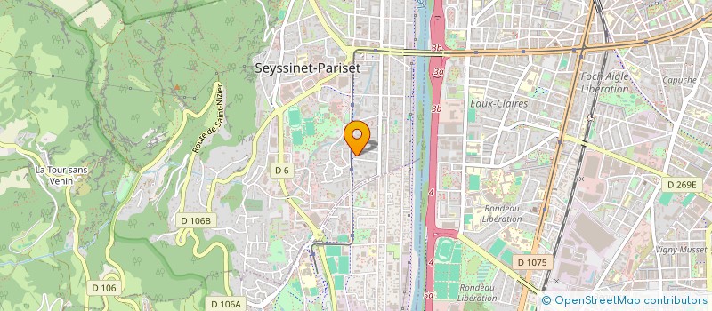 localisation de l'entreprise LMNP F3 REPUBLIQUE SEYSSINET  SEYSSINET-PARISET