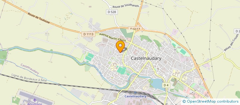 localisation de l'entreprise LMNP FABRE à CASTELNAUDARY
