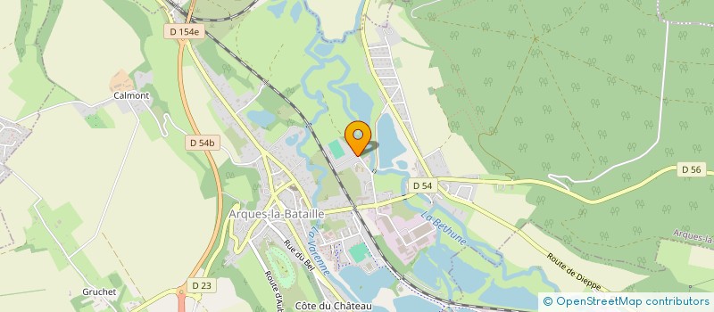 localisation de l'entreprise LMNP FAMILLE EHRHART  ARQUES-LA-BATAILLE