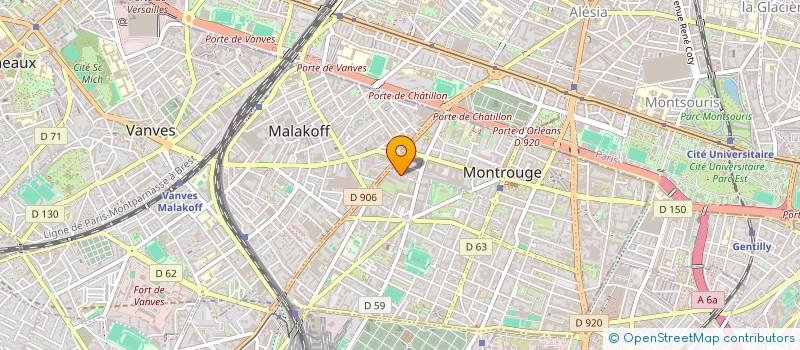 localisation de l'entreprise LMNP FAYETTE MONTROUGE  MONTROUGE