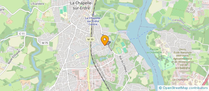 localisation de l'entreprise LMNP FEDRIGO à LA CHAPELLE-SUR-ERDRE