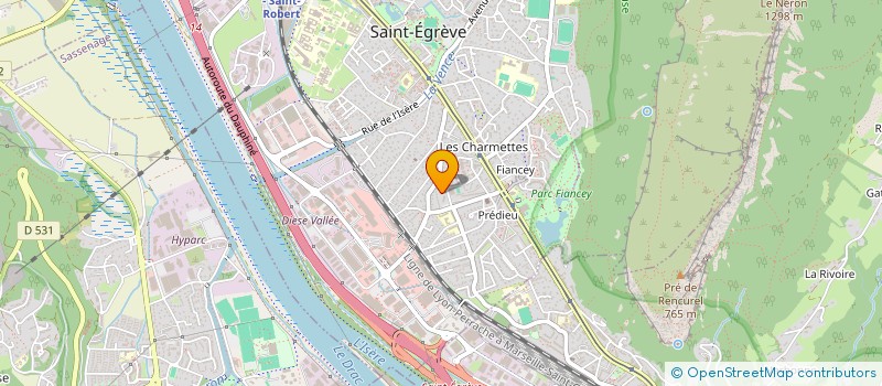 localisation de l'entreprise LMNP FIANCEY  SAINT-EGREVE