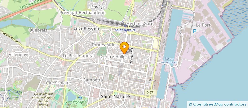 localisation de l'entreprise LMNP FIDALGO ANDERSEN  SAINT-NAZAIRE