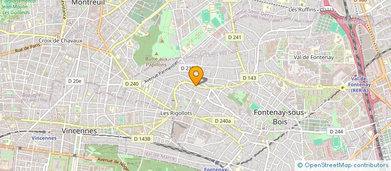 localisation de l'entreprise LMNP FLAMENT MARCUS à FONTENAY-SOUS-BOIS