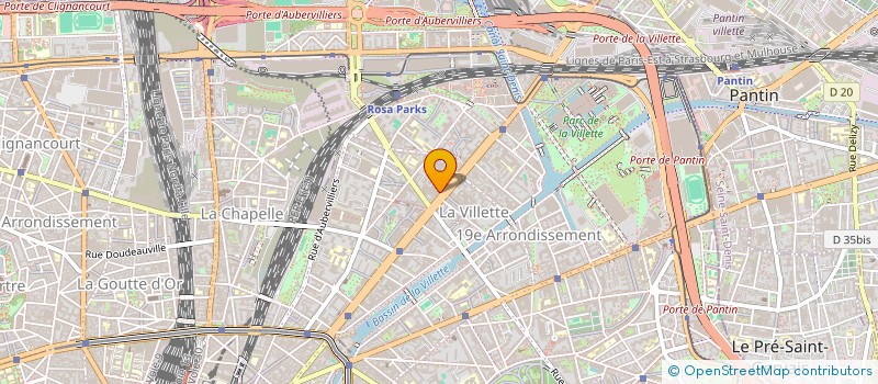 localisation de l'entreprise LMNP FLANDRE 119  PARIS