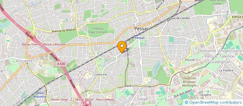 localisation de l'entreprise LMNP FLANEUSE à PESSAC