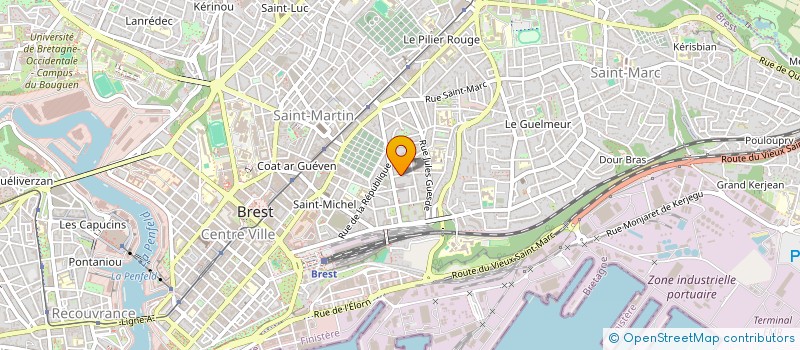 localisation de l'entreprise LMNP FLOCH MACE à BREST