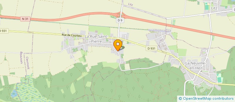 localisation de l'entreprise LMNP FLORENCEAU-DELAMARRE  LA RUE-SAINT-PIERRE