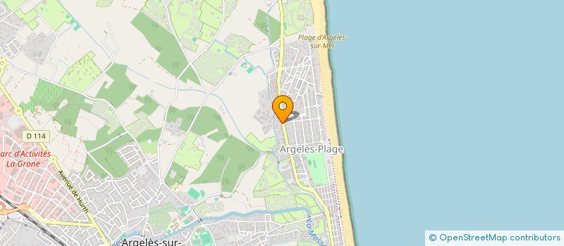 localisation de l'entreprise LMNP FM DURAND  ARGELES-SUR-MER