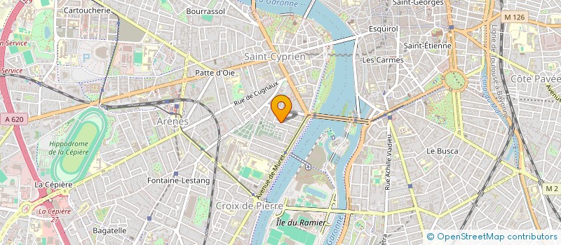 localisation de l'entreprise LMNP FORGUES & FELIPE  TOULOUSE