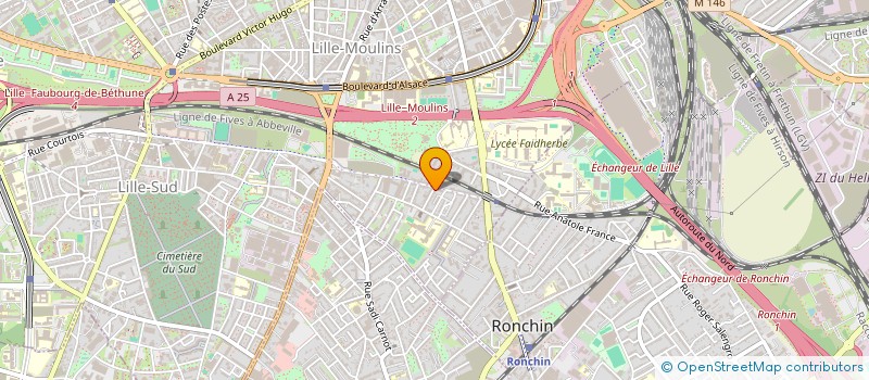 localisation de l'entreprise LMNP FORTIN MARIANI à LILLE
