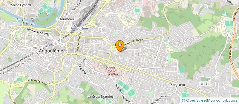 localisation de l'entreprise LMNP - FOURNIER à ANGOULEME