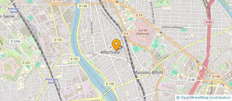 localisation de l'entreprise LMNP FRANCESCHI à ALFORTVILLE