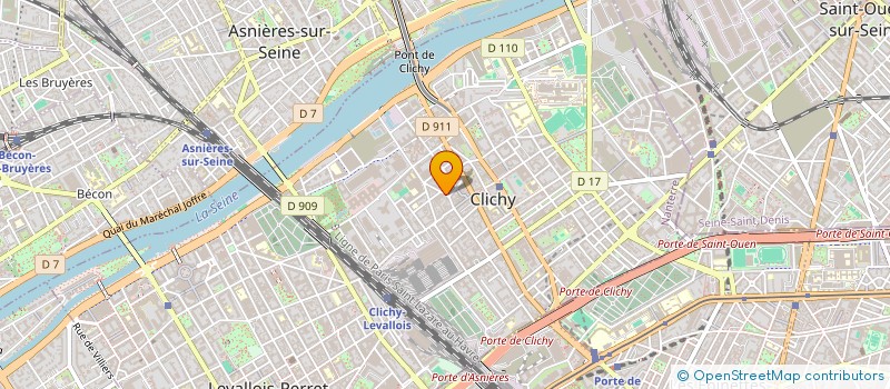 localisation de l'entreprise LMNP FRANCOIS ADJOUT  CLICHY