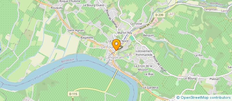 localisation de l'entreprise LMNP FRAY PETIT  LANGOIRAN