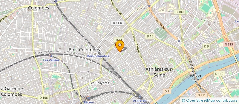 localisation de l'entreprise LMNP FUZEAU-CUI à ASNIERES-SUR-SEINE