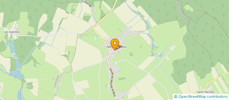 localisation de l'entreprise LMNP G ET M  MESSEY-SUR-GROSNE