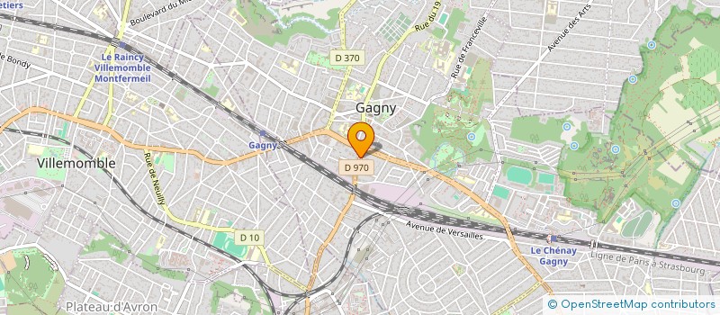 localisation de l'entreprise LMNP GAGNY à GAGNY