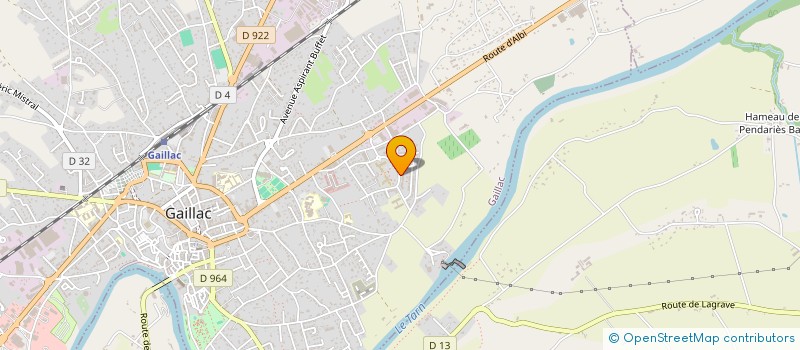 localisation de l'entreprise LMNP GAILLAC  GAILLAC