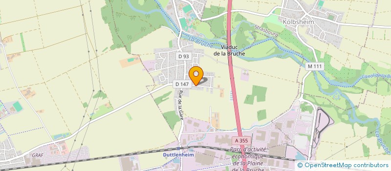 localisation de l'entreprise LMNP GALILEE  DUTTLENHEIM