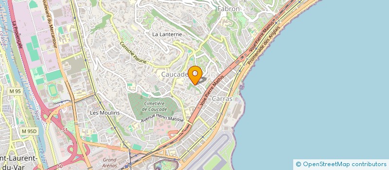 localisation de l'entreprise LMNP GAMBINI CABRERA DENGRA  NICE