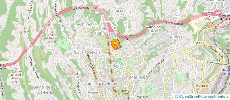 localisation de l'entreprise LMNP GARCIA  NICE