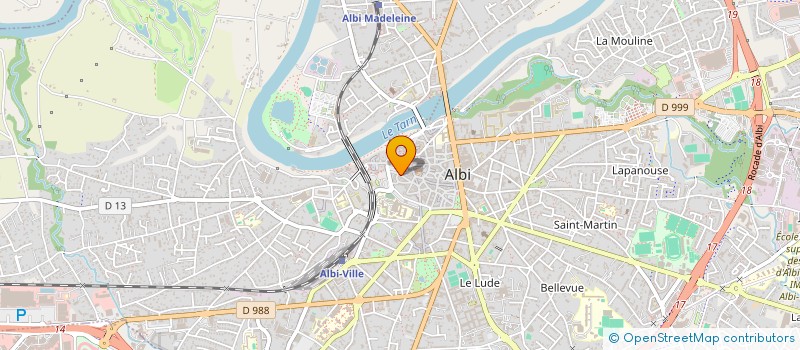 localisation de l'entreprise LMNP GARCIA GENTON à ALBI