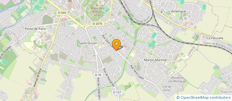 localisation de l'entreprise LMNP GARCIA LEBON  CAMBRAI