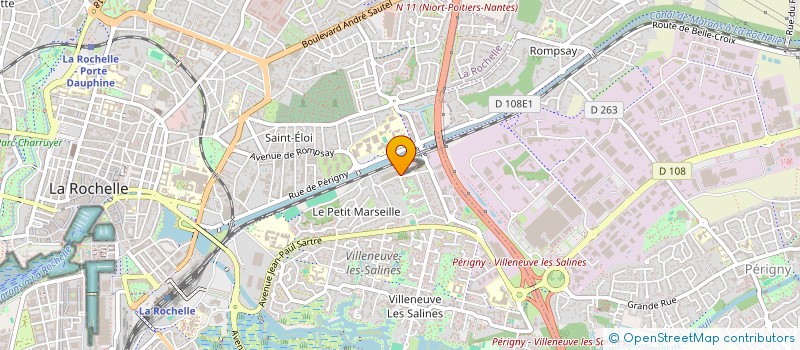 localisation de l'entreprise LMNP GARDEY  LA ROCHELLE