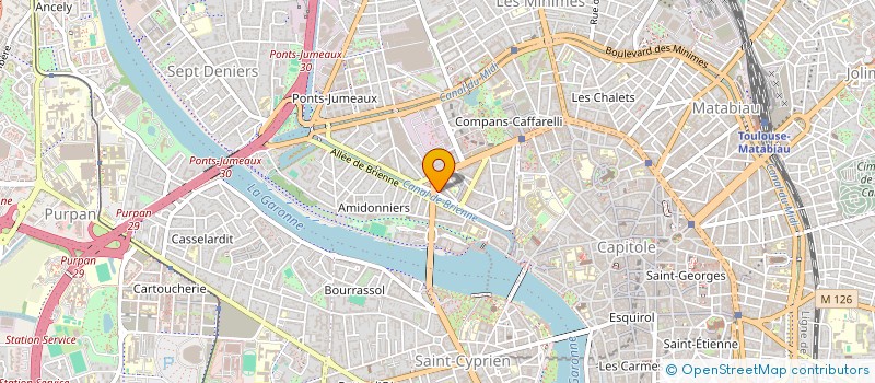 localisation de l'entreprise LMNP GASTIN-GINIER  TOULOUSE