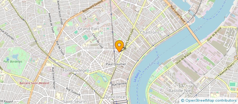 localisation de l'entreprise LMNP GEFFROY  BORDEAUX