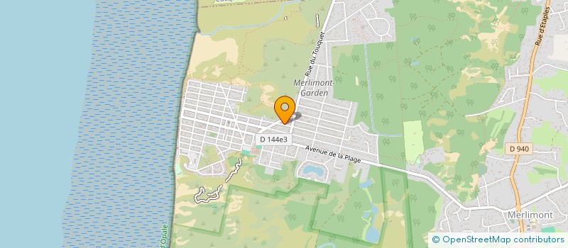 localisation de l'entreprise LMNP GEORGE  MERLIMONT