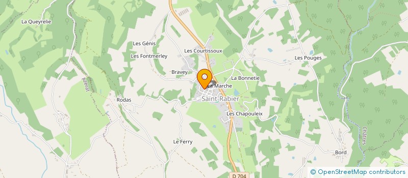 localisation de l'entreprise LMNP GEORGELIN  SAINT-RABIER