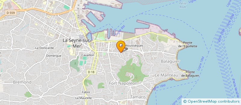localisation de l'entreprise LMNP GERMAIN/NOVELL à LA SEYNE-SUR-MER