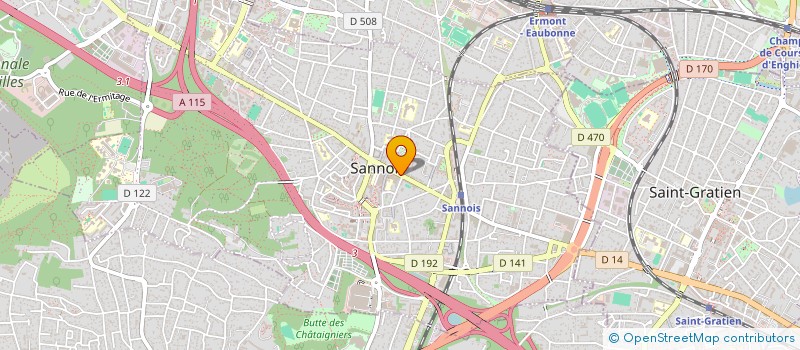 localisation de l'entreprise LMNP GHANNEM  SANNOIS