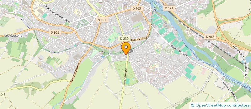 localisation de l'entreprise LMNP GIRAUD PIC  AUXERRE