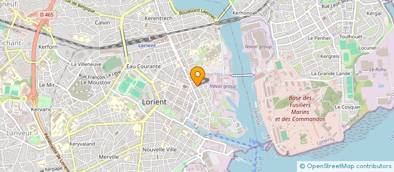 localisation de l'entreprise LMNP - GLAIS LE BELLEC  LORIENT